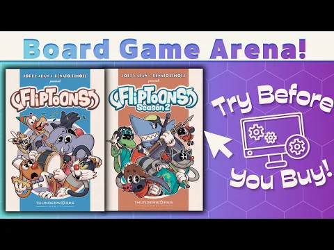 Fliptoons (Seasons 1 & 2) - Board Game Arena Playthrough