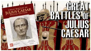 Great Battles of Julius Caesar Unboxing | GMT Games | Wargame Historical Game | Deluxe Edition
