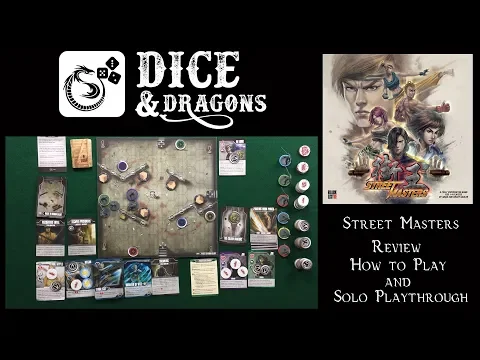 Dice and Dragons - Street Masters Review, How to Play and Solo Playthrough