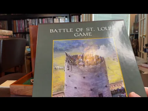 Unboxing The Battle of St. Louis game from The Historical Game Company.
