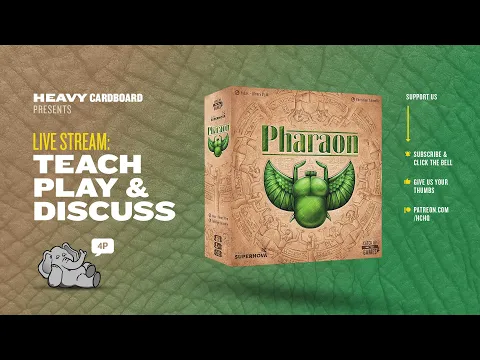 Pharaon - 4p Overview, Play-through, & Roundtable by Heavy Cardboard
