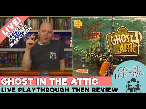 Ghost in the Attic - Deluxe Escape Room Game - Live Play then Review