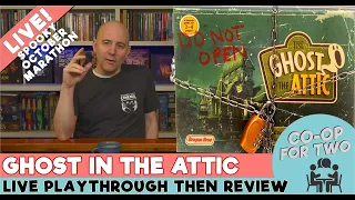 Ghost in the Attic - Deluxe Escape Room Game - Live Play then Review
