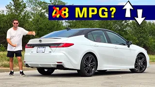 What's the REAL Fuel Economy?? We TEST the *Claimed* 48 MPG City Rating in the 2025 Toyota Camry!