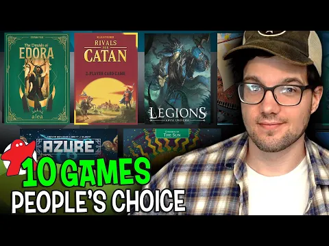 10 Board Games Being Played this Month - "People's Choice" Board Game Picks!