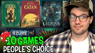 10 Board Games Being Played this Month - "People's Choice" Board Game Picks!