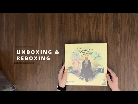 Darwin's Journey Board Game Unboxing & Reboxing - See What's In The Box