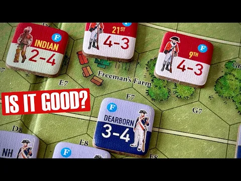Battles of the American Revolution Gameplay & Review | Historical Board Game | Wargame