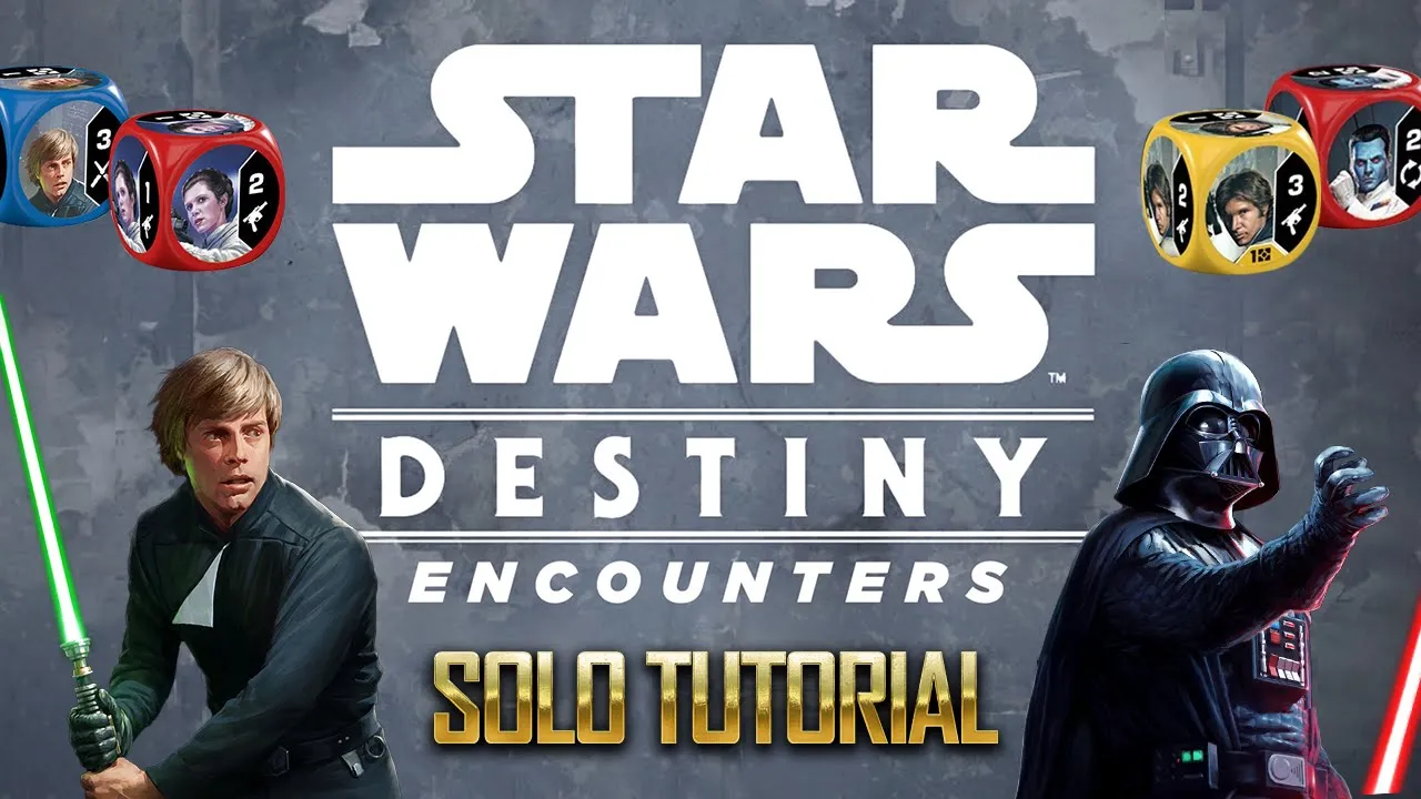 Tutorial | Star Wars Destiny: Encounters - Solo / Co-op Variant (Updated 2023)