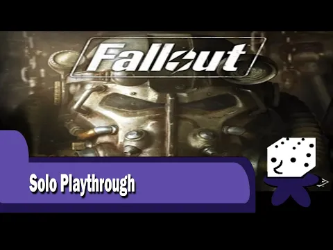 Fallout Board Game - Solo Playthrough