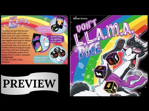 Don't L.L.A.M.A. Dice: Preview (GAMA Expo 2023)