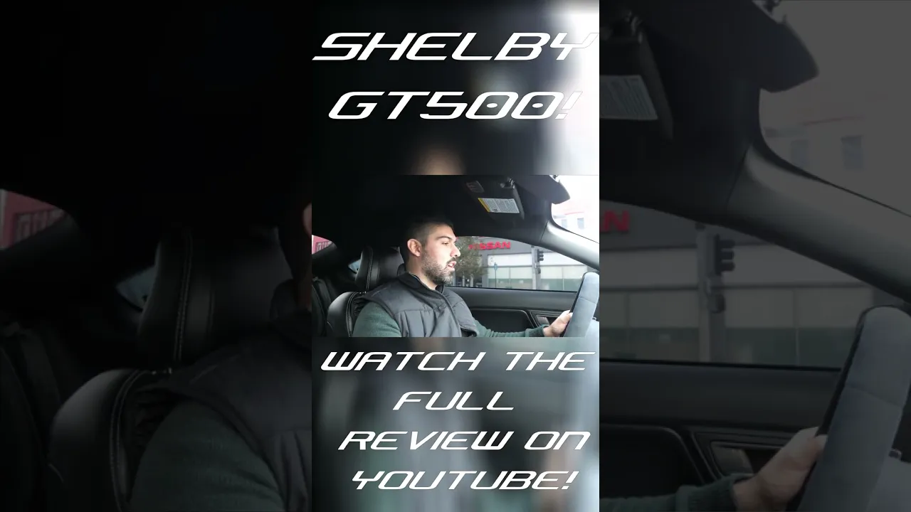 Shelby GT500 Exhaust Sounds Mean! #shorts