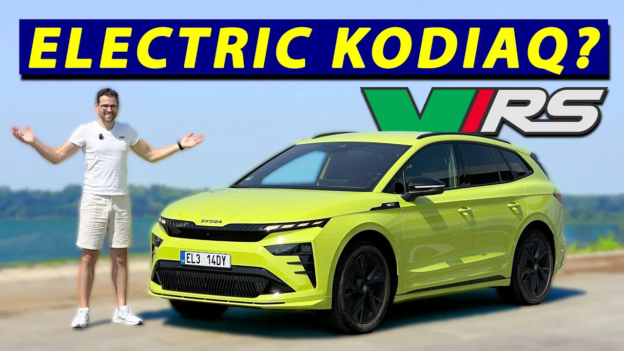 Skoda Enyaq vRS driving REVIEW Facelift 2026