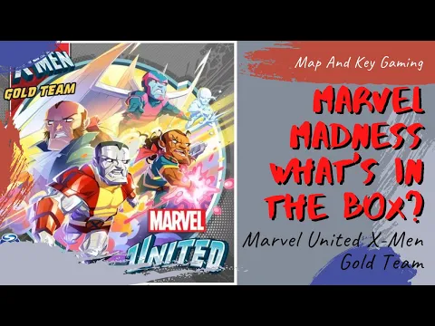 Marvel Madness!!! What's In The Box? Marvel United X-Men Blue Team Unboxing