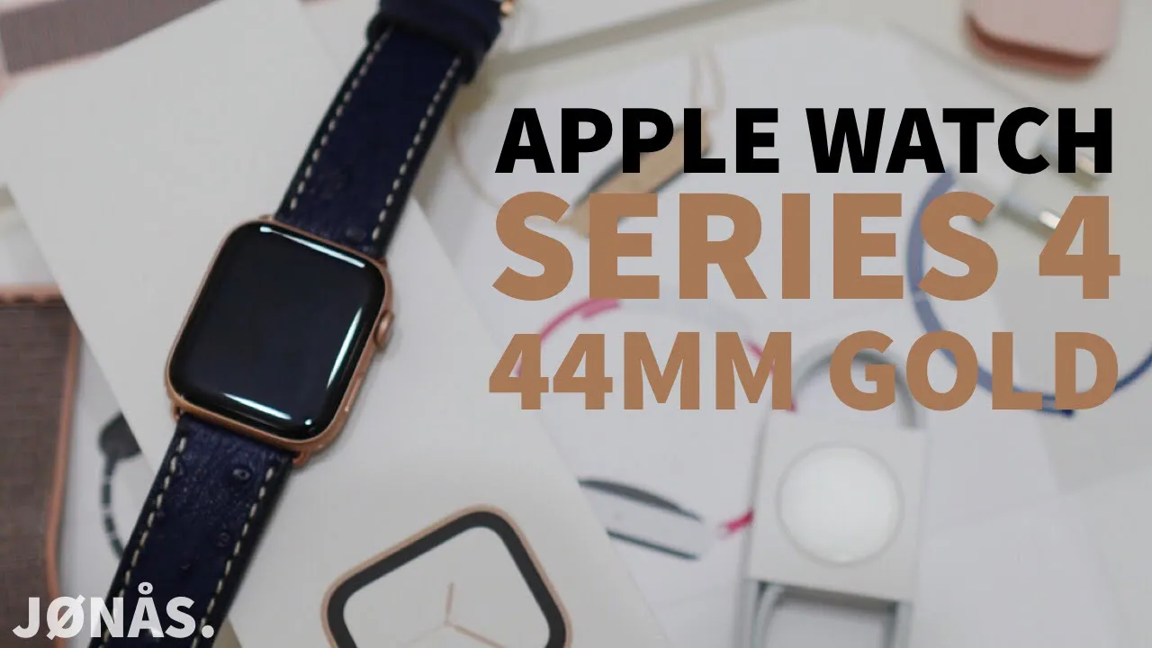 Apple Watch Series 4 Unboxing 44mm Gold Aluminium