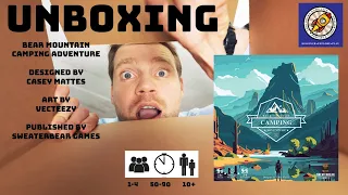 Bear Mountain Camping Adventure Kickstarter Deluxe Edition Unboxing