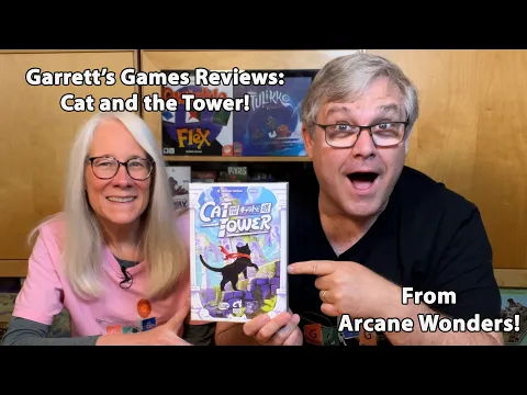 Build a Tower for Cats to Climb! Garrett's Games Reviews Cat and the Tower from Arcane Wonders