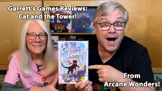 Build a Tower for Cats to Climb! Garrett's Games Reviews Cat and the Tower from Arcane Wonders