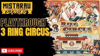 3 Ring Circus | How to Play | Solo Playthrough | Mista Rau Gaming