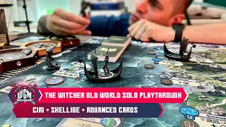 The Witcher Old World Solo Playthrough no. 2 ( Ciri + Skellige + Advanced cards )