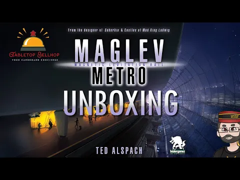 Maglev Metro Unboxing, A light and approachable, route building, train game with a cool sci-fi theme