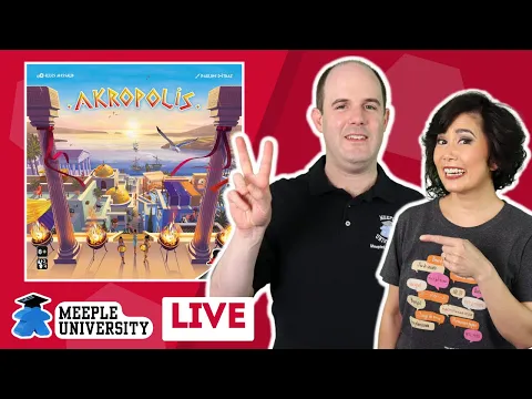Akropolis - Live Playthrough Board Game and Giveaway