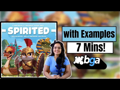 Spirited How to Play in 7 Mins | Board Game Arena!