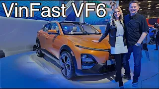Vinfast VF6 electric compact SUV //First look.