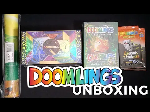 Doomlings Deluxe Bundle and Gold Packs Unboxing | DaniCha