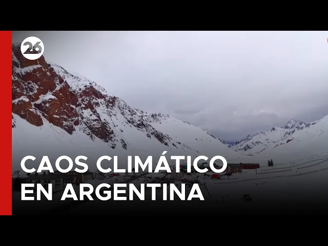 CLIMA | Tormentas de nieve y aumento de ríos generan alertas en Argentina