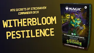 MTG Secrets of Strixhaven Commander Deck Witherbloom Pestilence | Inside with João Ricardo Ep928