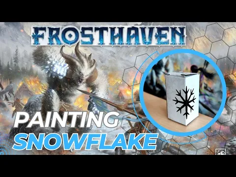 Painting Snowflake miniature from Frosthaven #frosthaven @cephalofairgames