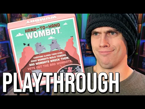 Dexterity Meets Party Game? HAND-TO-HAND Wombat Playthrough!