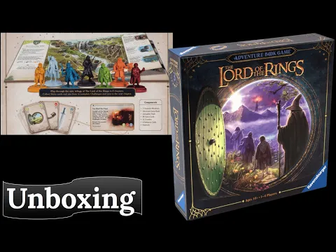 The Lord of the Rings Adventure Book Game (Ravensburger): Unboxing