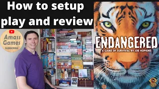 How to play Endangered AmassGames #boardgame #setup #howto #howtoplay #tabletop #games #ks #animals