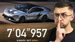 Xiaomi SU7 Ultra Nürburgring Lap Record Analysis