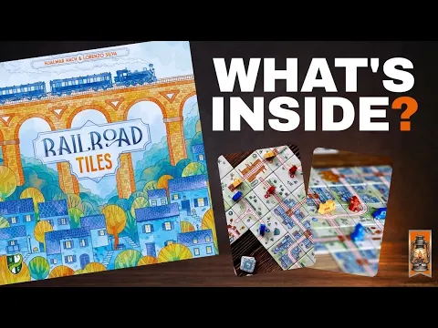 Railroad Tiles — Unboxing | The Follow-Up to Railroad Ink