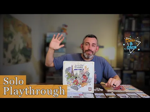 Let's Go! To France | Solo Playthrough | Kickstarter Preview | AEG GAMES