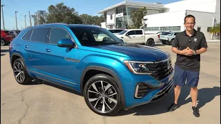 Is the 2025 VW Atlas Cross Sport a BETTER midsize 2-row SUV than a Mazda CX-70?