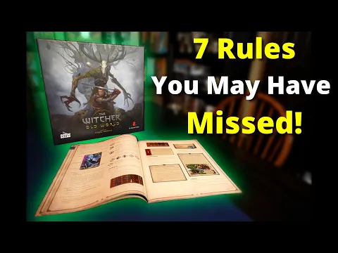 7 Rules You Might Miss When Playing The Witcher Old World