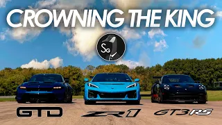 Corvette ZR1 vs Mustang GTD vs Porsche 911 GT3RS | Lap Times, Dyno and More