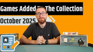 The Games I Added To My Collection In October 2025 - Dune Imperium Uprising, Alpine Lakes & More!!