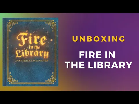 Fire in the Library Board Game Unboxing | DaniCha