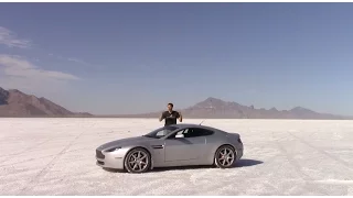 I Drove My Aston Martin As Fast As Possible On the Bonneville Salt Flats