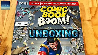 Comic Book Boom! Board Game | Unboxing (No Talking)