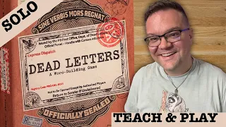 Dead Letters — Teach and Solo Gameplay