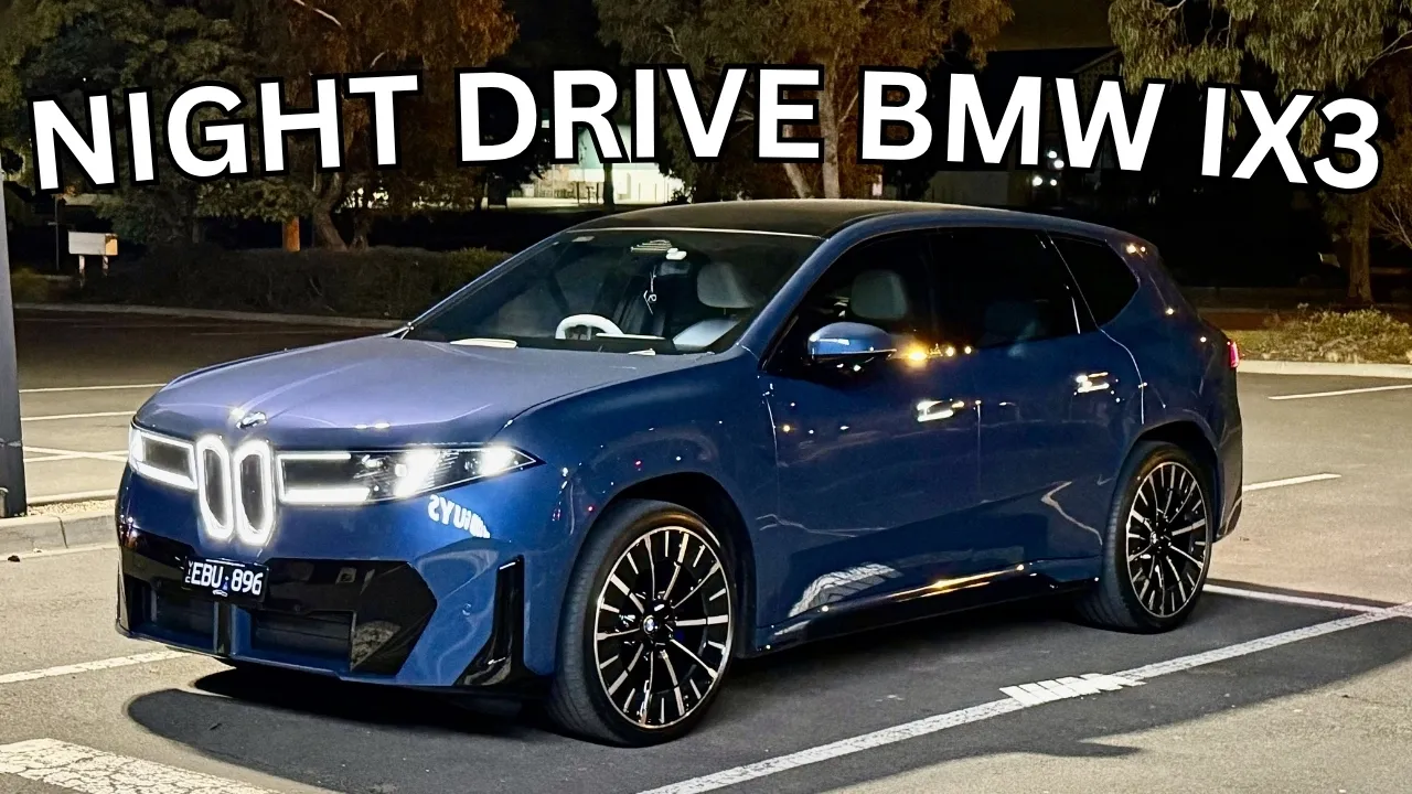 Night Drive With The BMW IX3 Neue Klasse