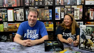 Unmatched Cobble and Fog by Mondo Games and Restoration Games Unboxing