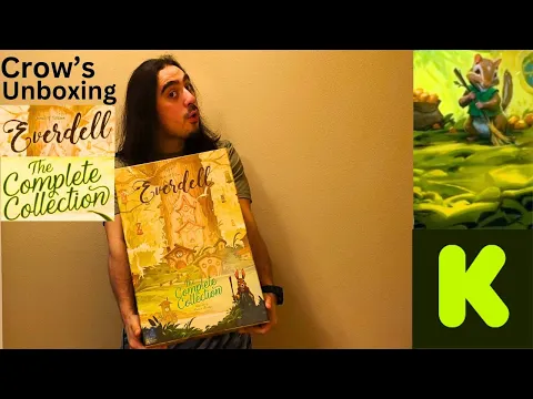 Crow's unboxing Everdell The complete collection with Blankets Kickstarter