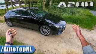 Mercedes Benz A Class 2019 REVIEW POV Test Drive | DAY & NIGHT | by AutoTopNL